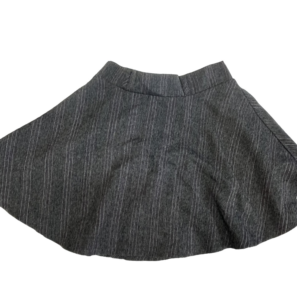 Zoey Girls Gray A-Line Skirt Size 6 Elastic Waist School Uniform